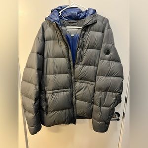 Gray Michael Kors puffer jacket